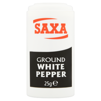 Saxa Ground White Pepper 25Gm