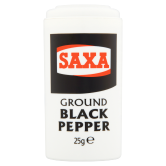 Saxa Ground Black Pepper 25Gm