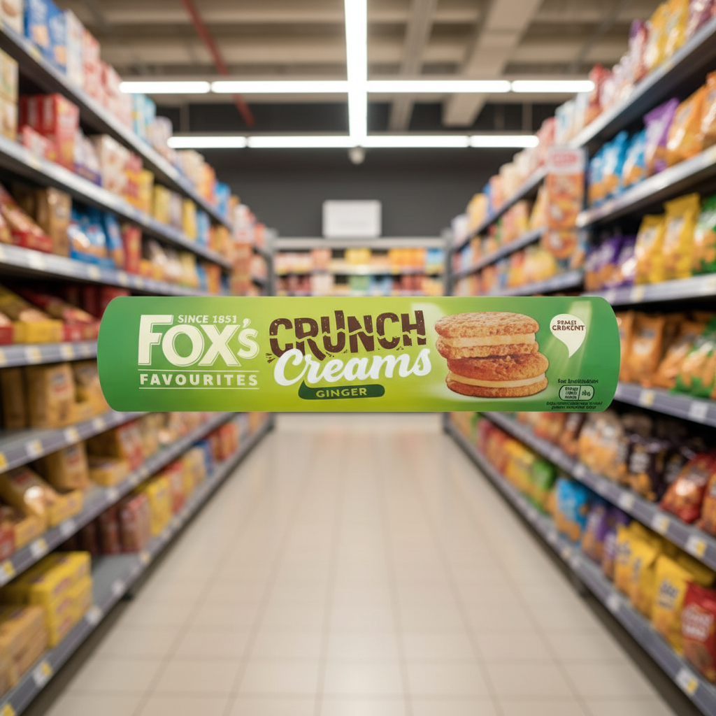 16 x Foxs Ginger Crunch Creams 230Gm