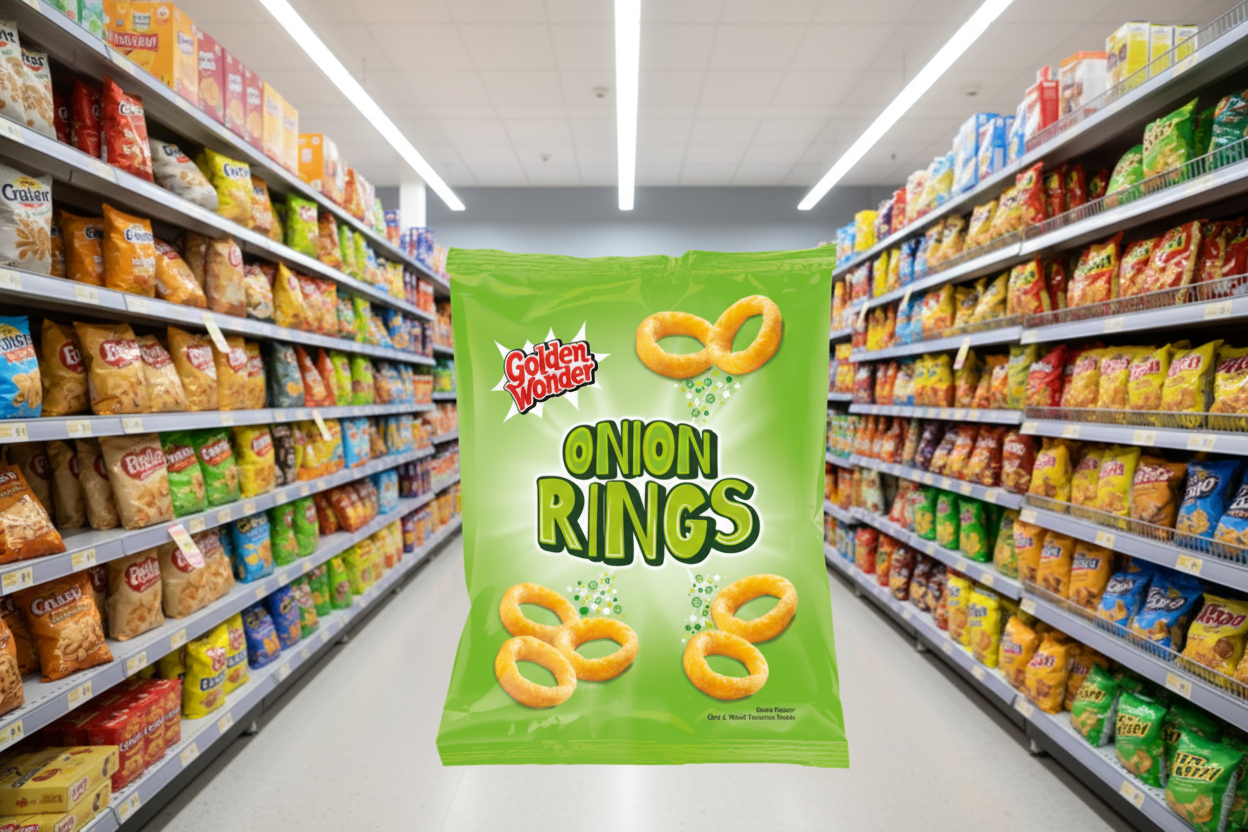 12 x Golden Wonder Onion Rings 150Gm