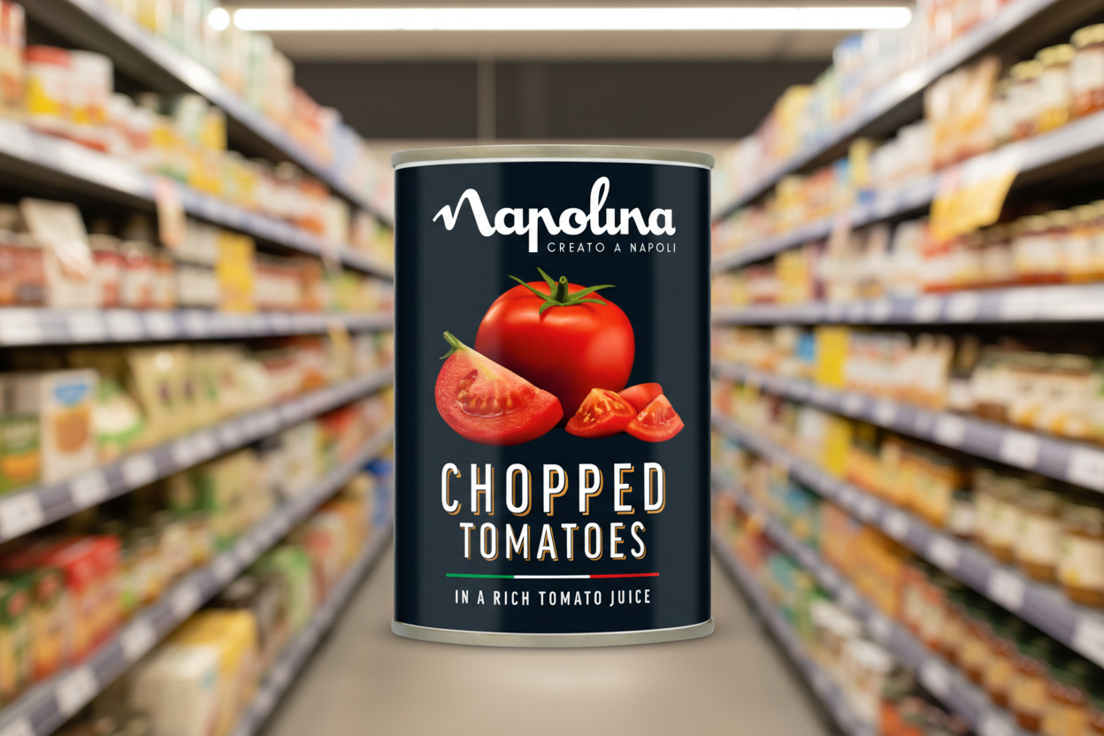 12 x Napolina Tomatoes Chopped 400Gm