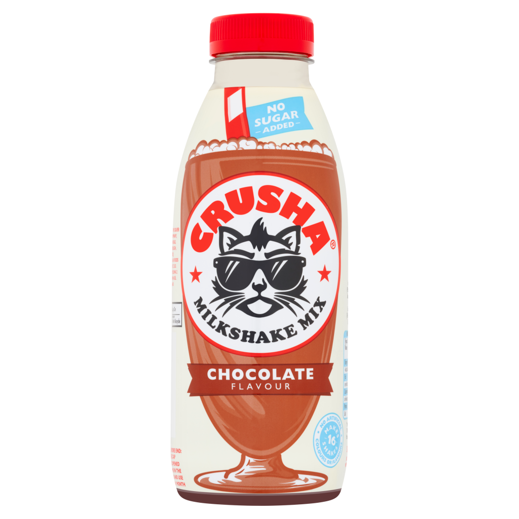 6 x Crusha Milkshake Mix Chocolate Nas - 500ML