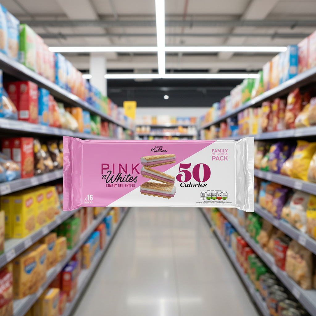 20 x Pink 'N' Whites Mallow 16Pk