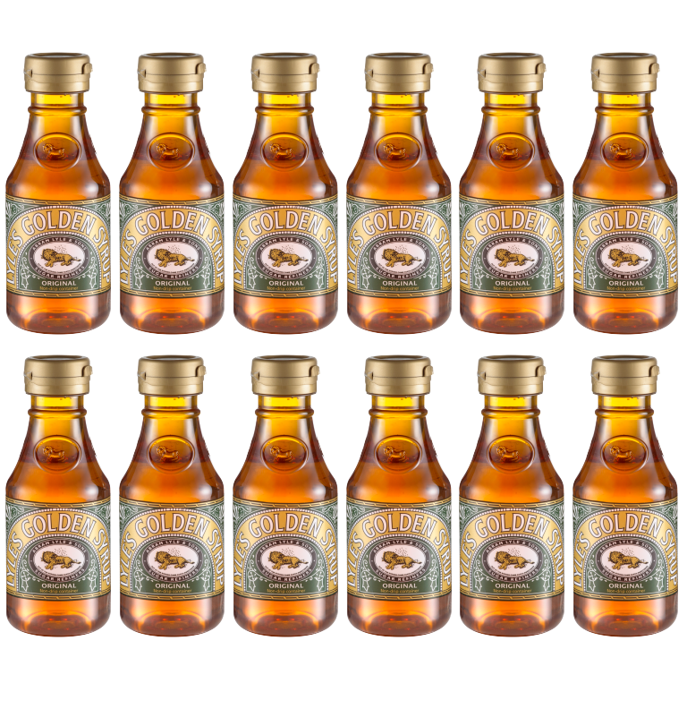 12 x Lyles Pouring Golden Syrup Bottle 454Gm