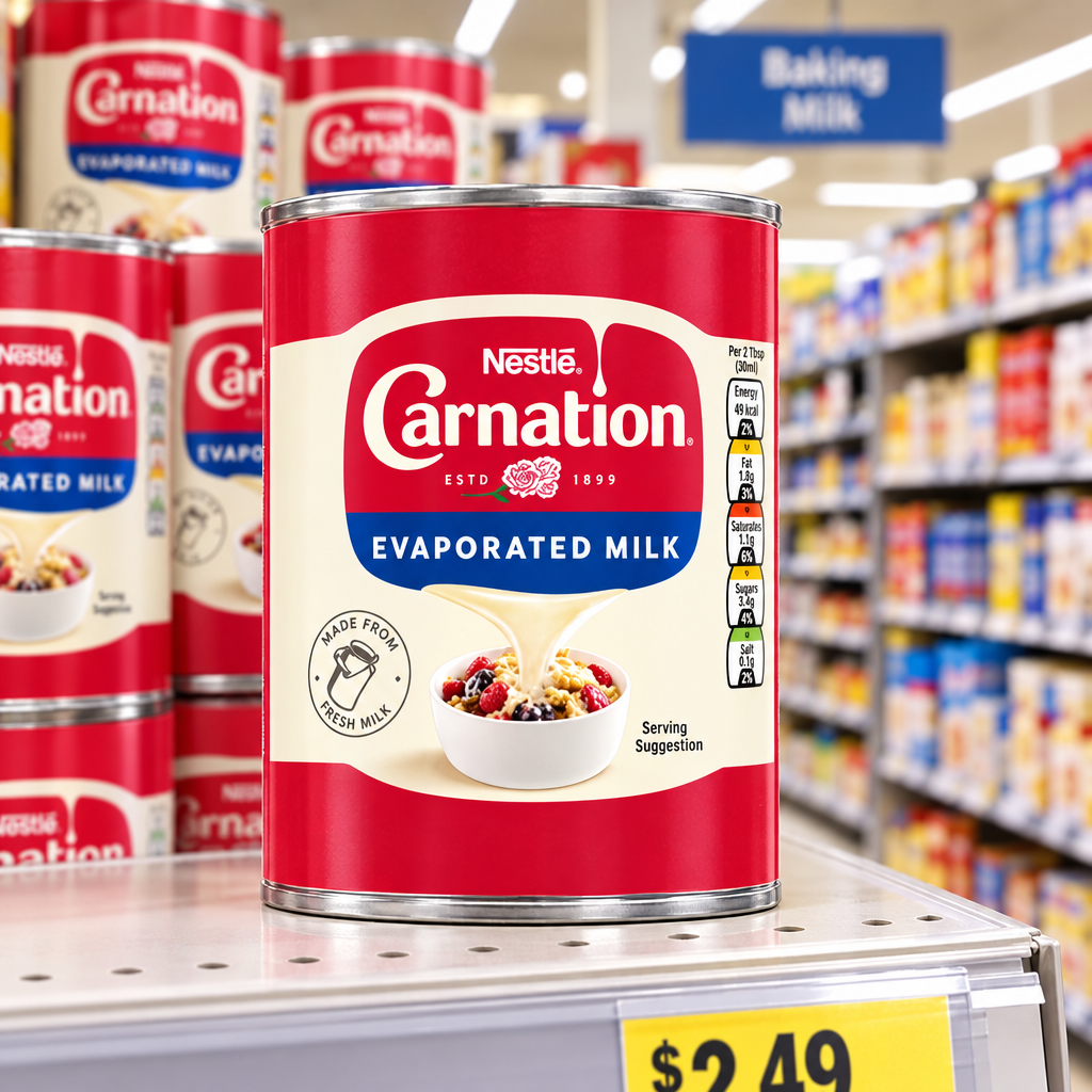 12 x Carnation Evaporated Milk - 410G