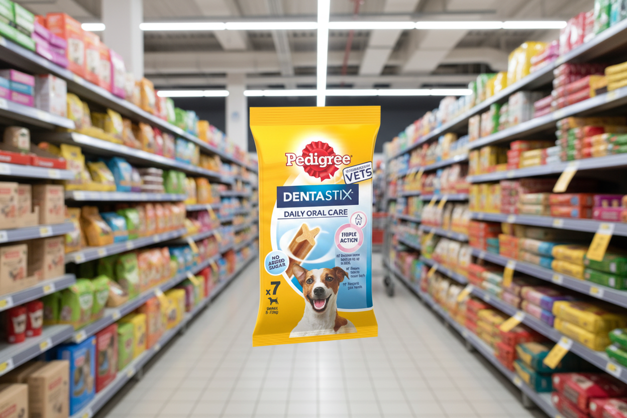 10 x Pedigree Dentastix Small Dog Dental Chews 7 Stick 110Gm