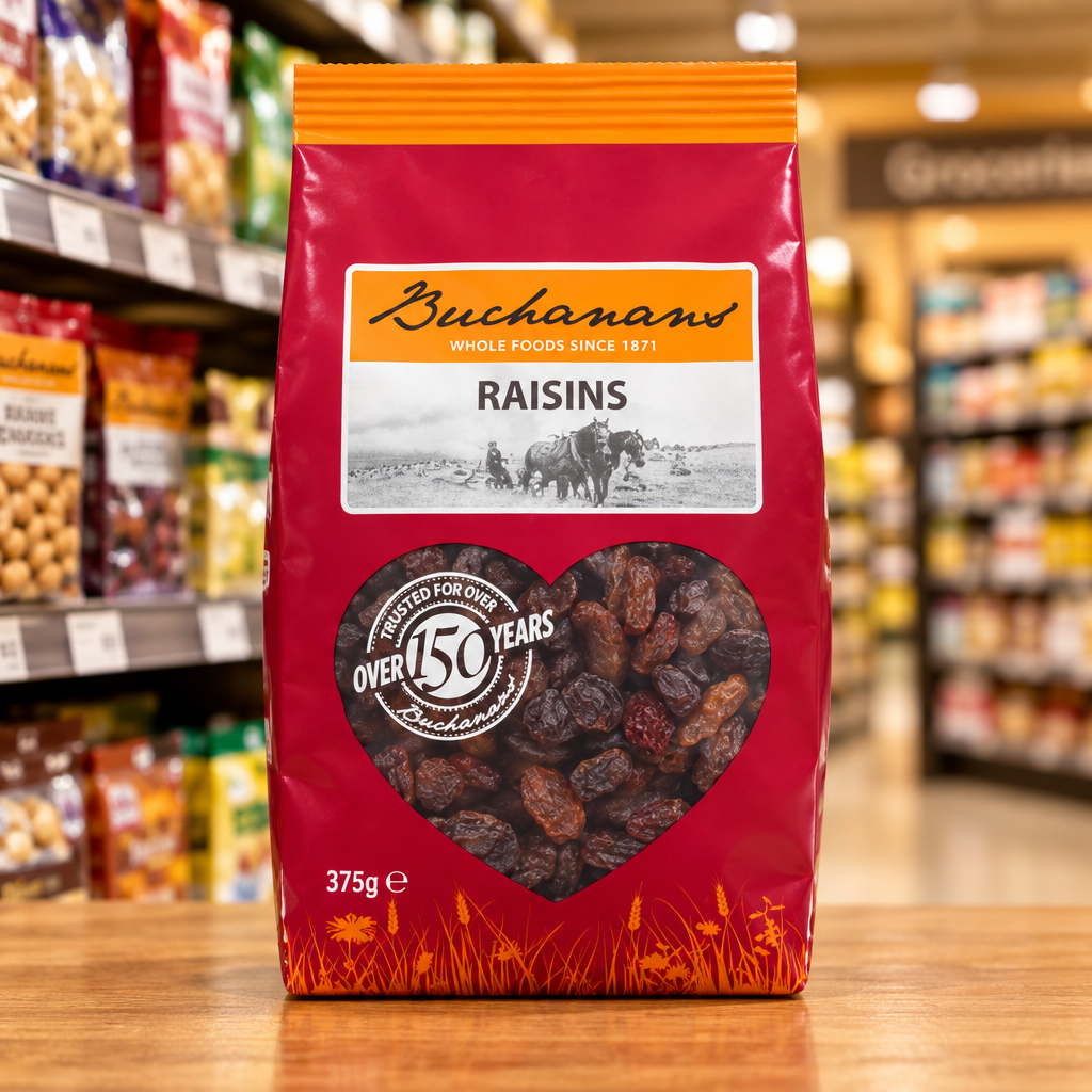 12 x Buchanan Raisins 375G