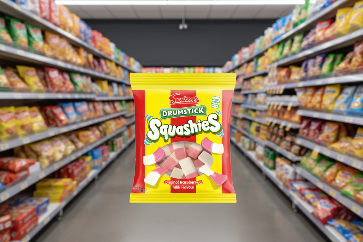 12 X Swizzels Squashies Drumstick Originals 120G
