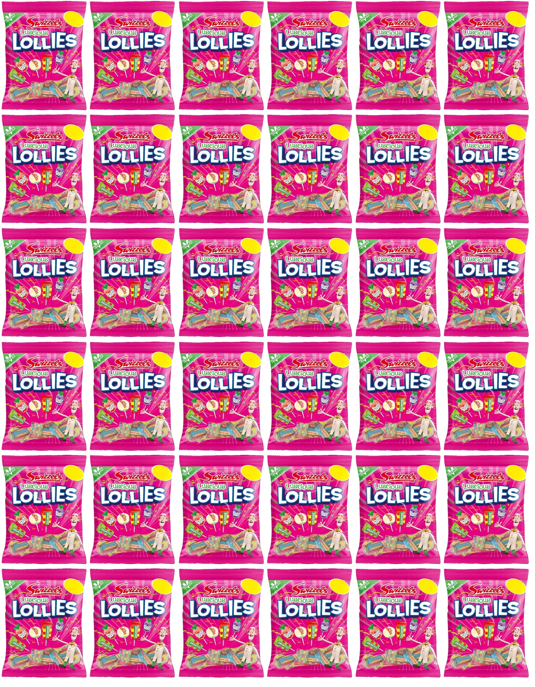 36 x Swizzels Luscious Lollies 132G