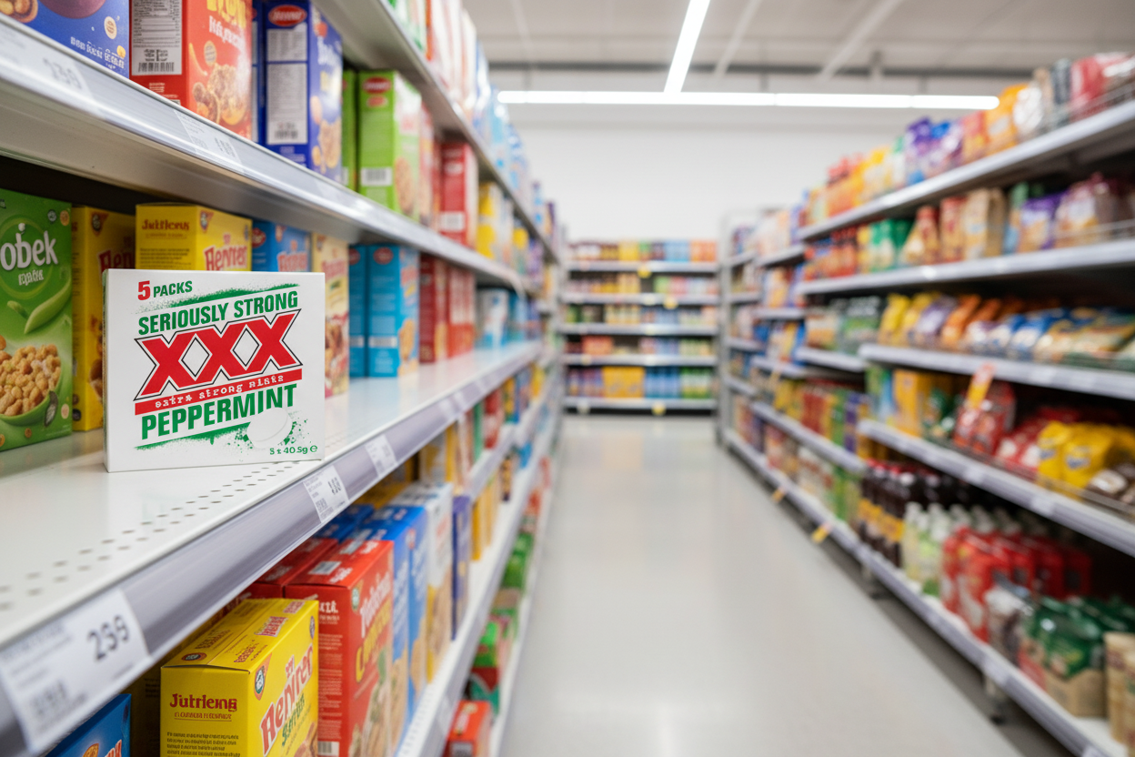 12 x Xxx Mints 5 Pack Extra Strong Mints 205Gm