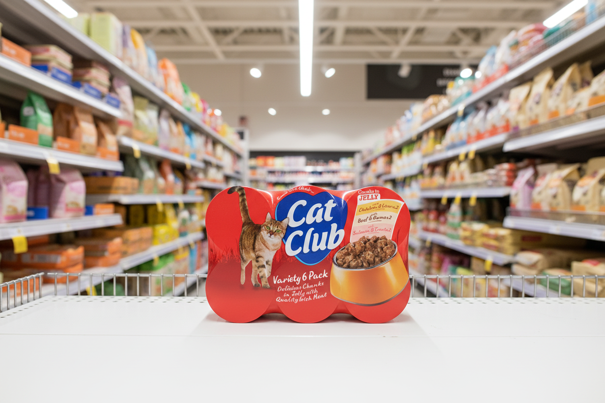 4 x Cat Club Variety Chunks In Jelly 6Pk 6X400G