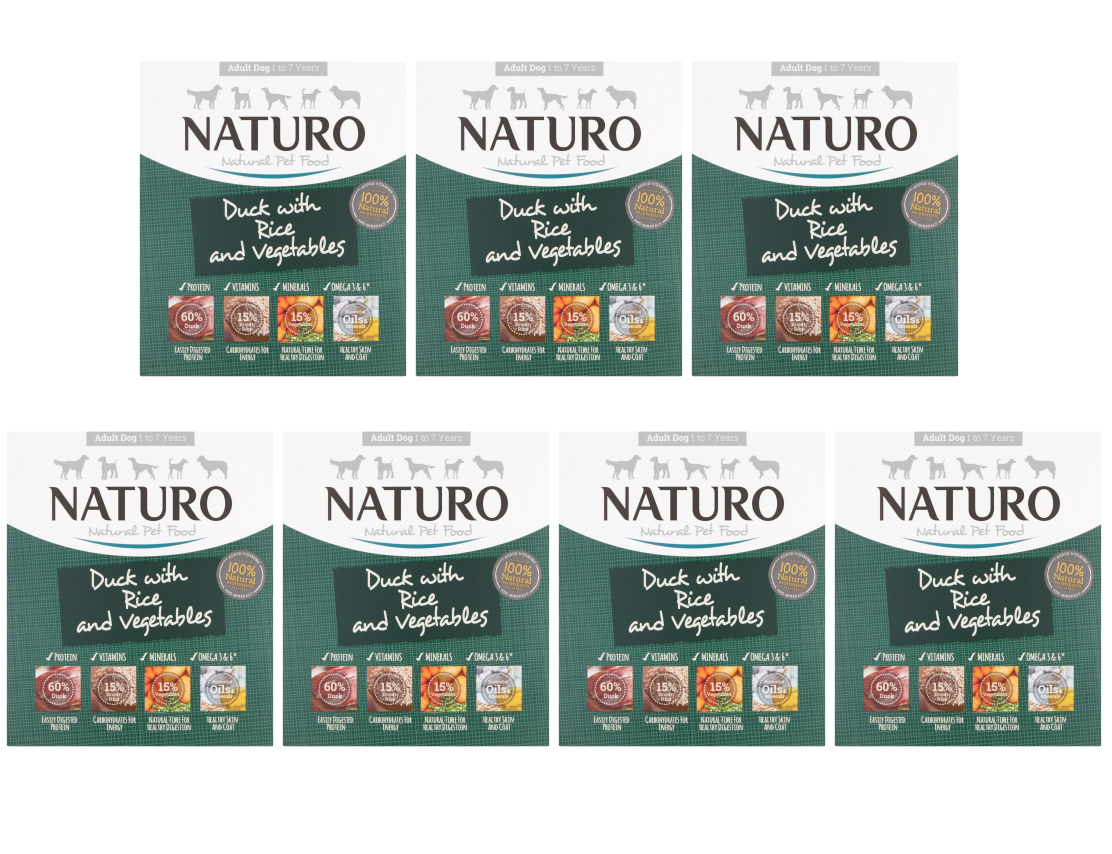 7 x Naturo Adult Duck & Rice With Veg 400G