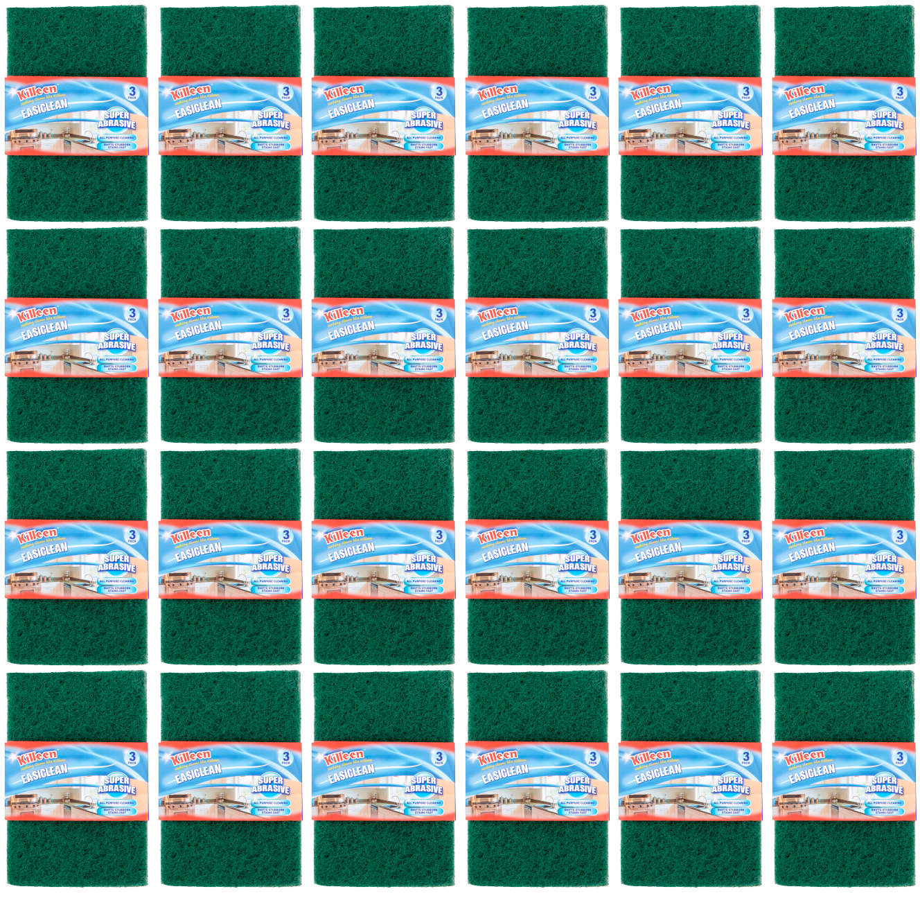 24 x Killeen Easiclean 3 Pack