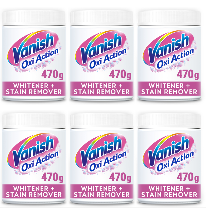 6 x Vanish Oxi Action White - 470G
