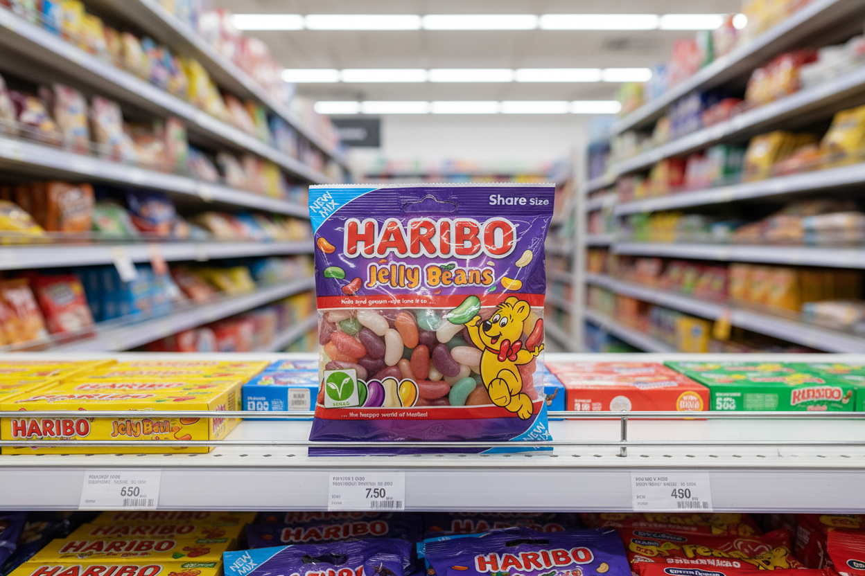 12 x Haribo Jelly Beans 140Gm