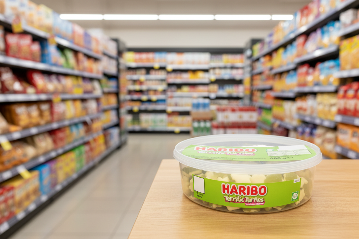 8 x Haribo Terrific Turtles Bubblegum Flavour 480G