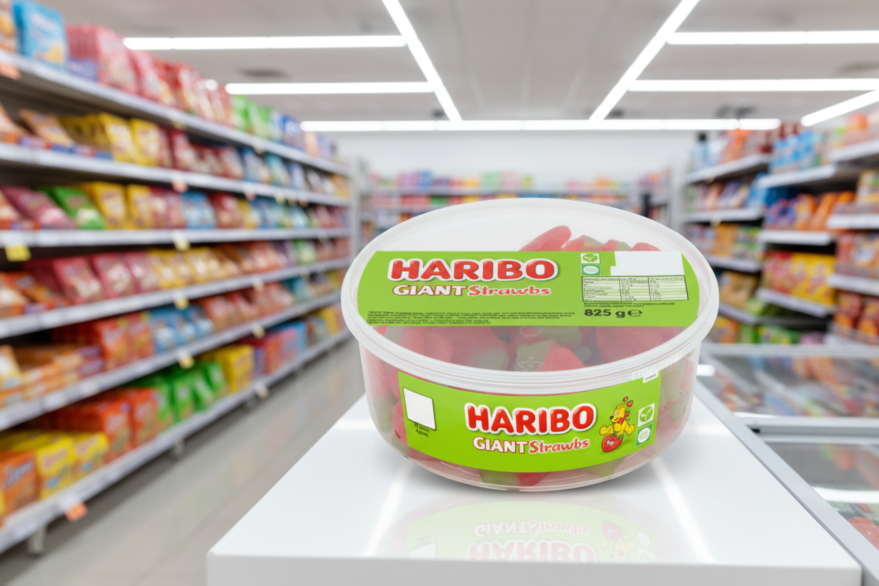 75 x Haribo Giant Strawbs