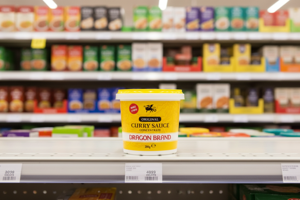 12 x Dragon Brand Original Curry Sauce Concentrate 200Gm