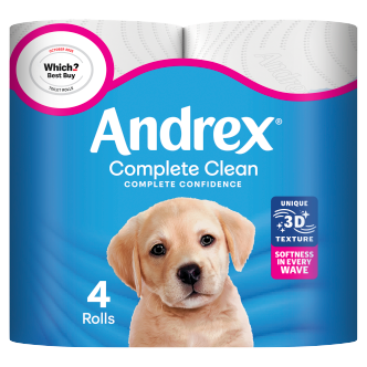 6 X Andrex Complete Clean - 4 Pack