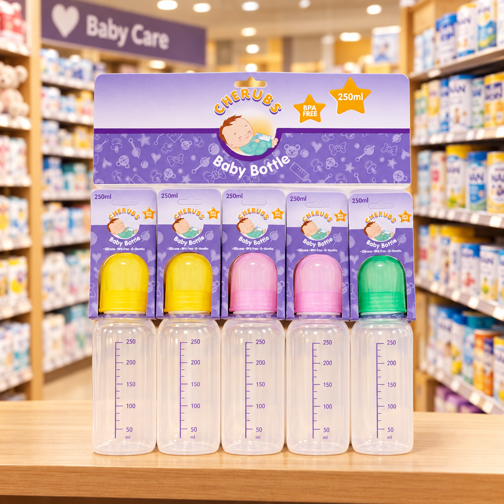 12 x Cherubs Baby Bottle  - 250ML