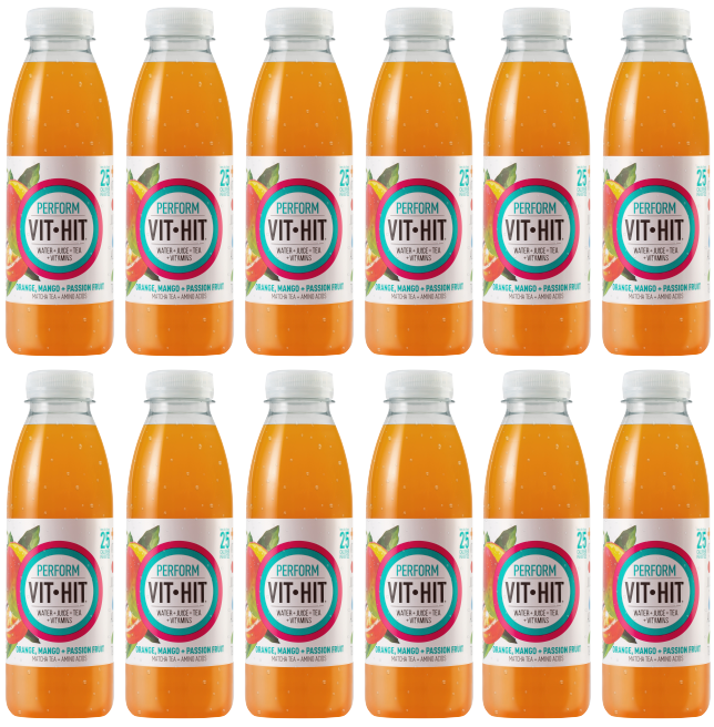 12 x Vit Hit Mango & Passionfruit Perform 500Ml