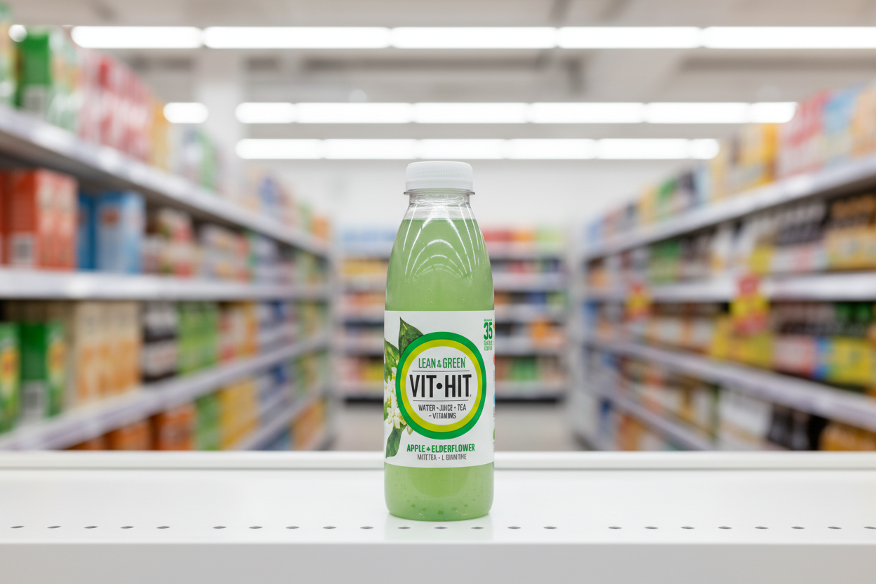 12 x Vit Hit Apple Lean & Green 500Ml