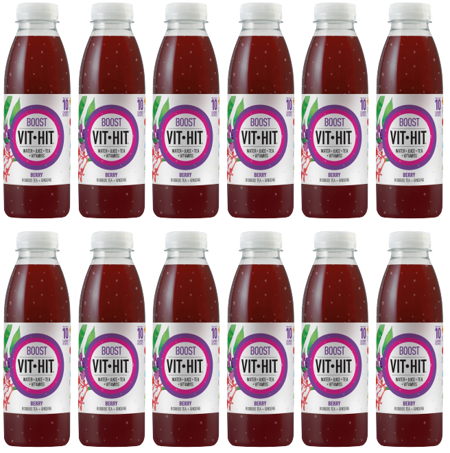 12 x Vit Hit Berry Boost 500Ml