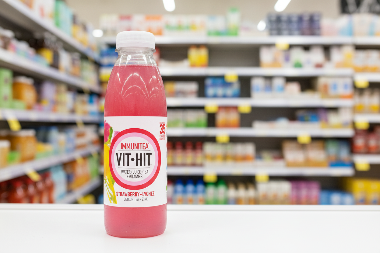 12 x Vit Hit Dragon Fruit Immunitea 500Ml