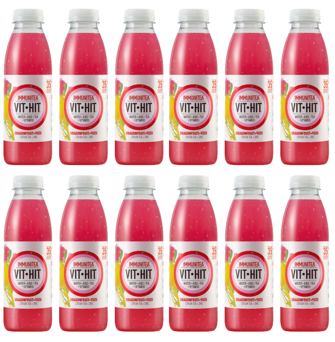 12 x Vit Hit Dragon Fruit Immunitea 500Ml