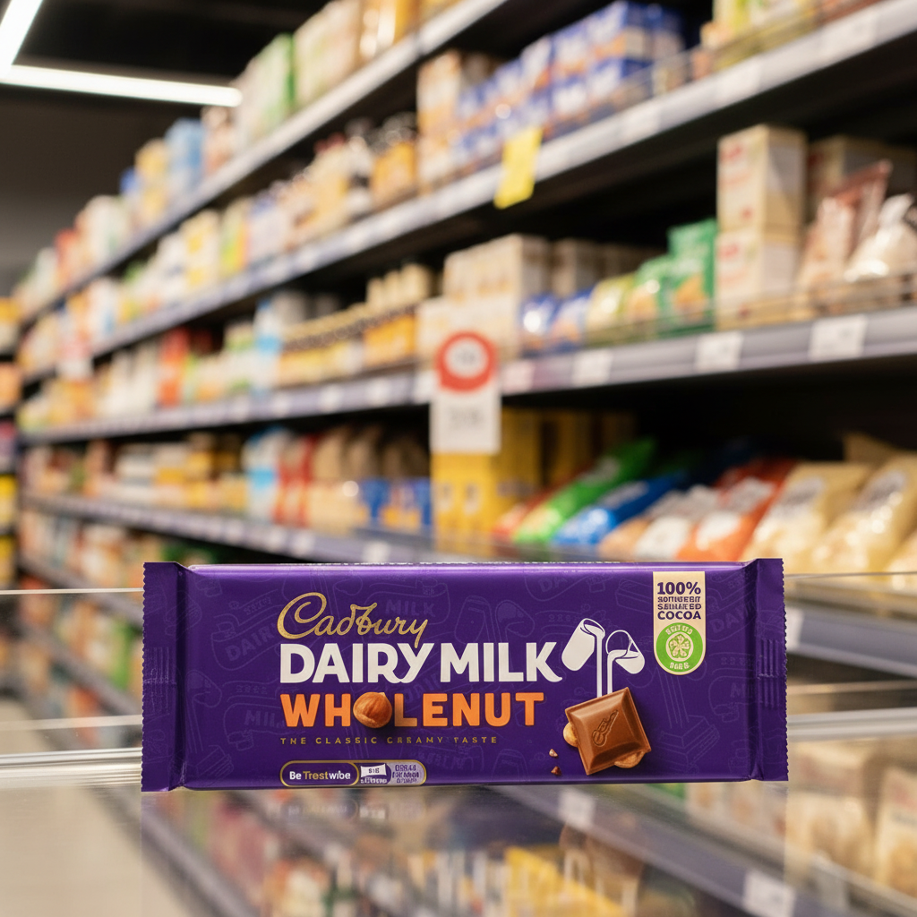 48 x Cadbury Wholenut Std Irish - 53Gm