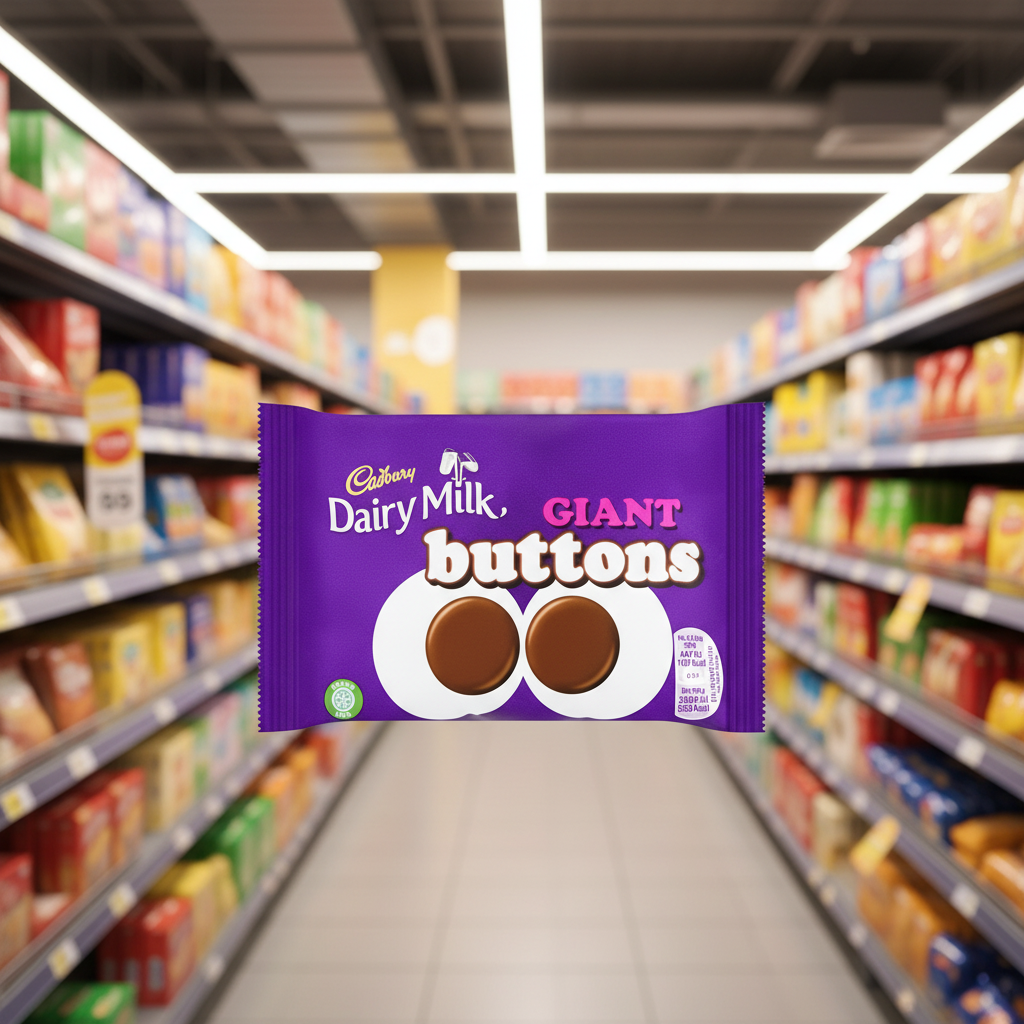 36 x Cadbury Giant Buttons Bitesize 40Gm