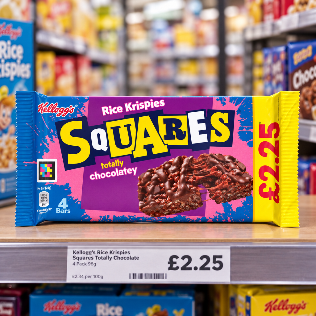 11 x Rice Krispies Squares Totally Chocolate 4 Pk