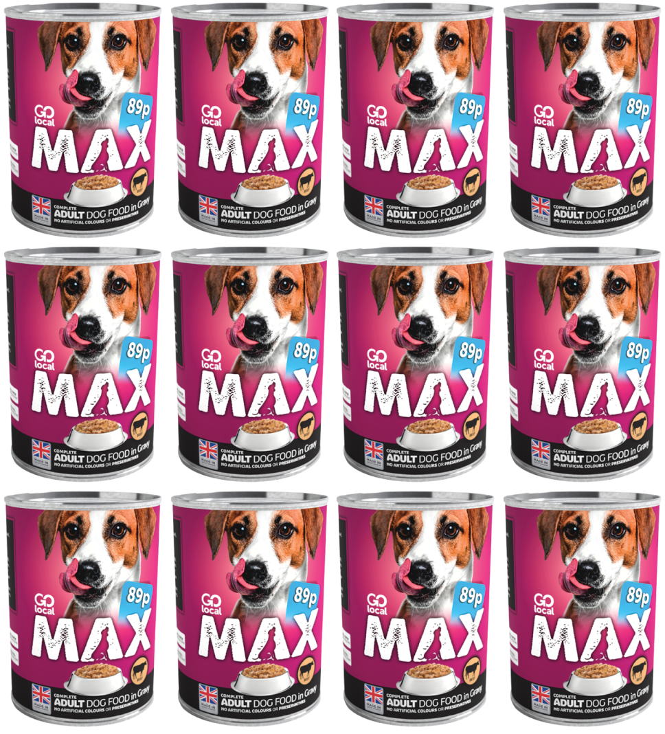 12 x Max Dog Beef Gravy - 400G