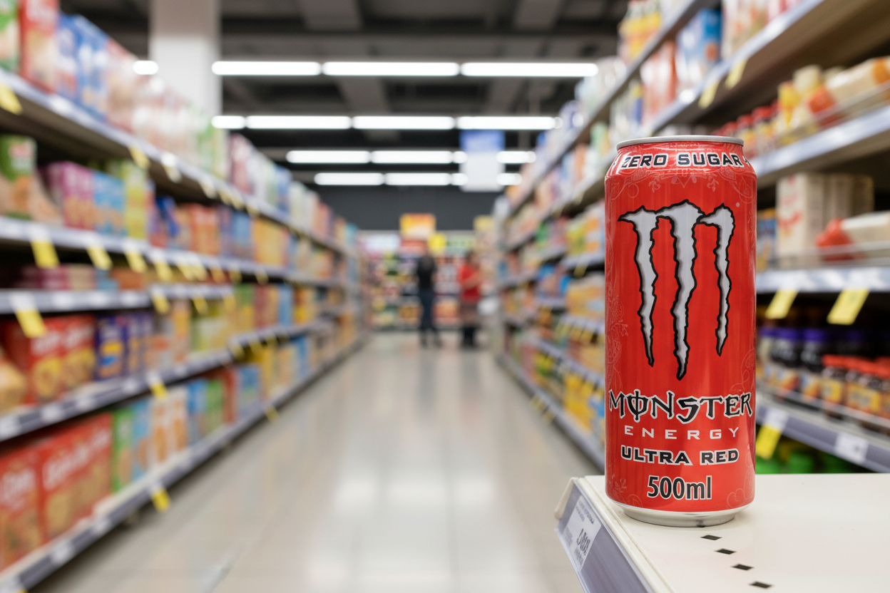 6 x Monster Ula Red Energy Drink 4X500Ml