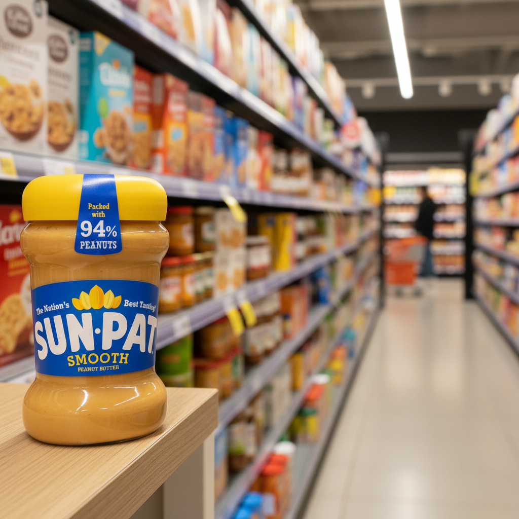 6 X Sunpat Peanut Butter Smooth - 300Gm