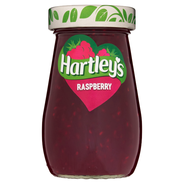 6 X Hartleys Best Raspberry Jam (New Size) - 300G