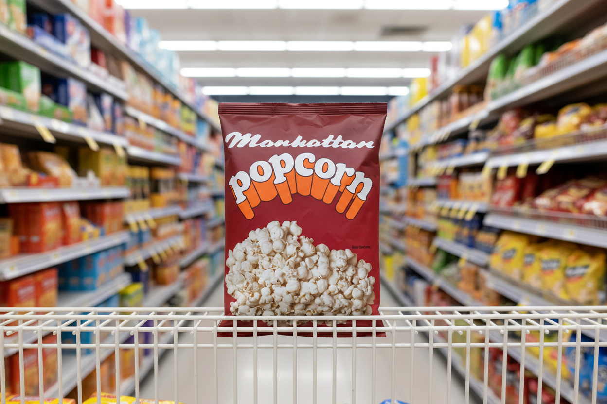 40 x Manhattan Popcorn Salted 30Gm