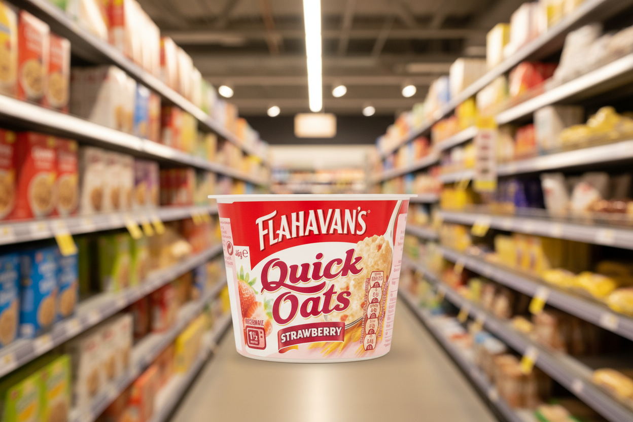 12 x Flahavan's Quick Oats Strawberry 46G
