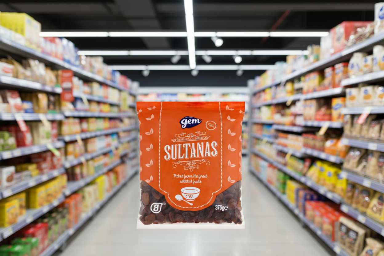 24 x Gem Sultanas 375G