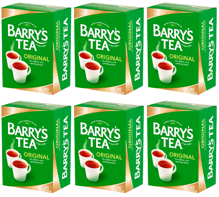 6 x Barry'S Original Teabags 40'S
