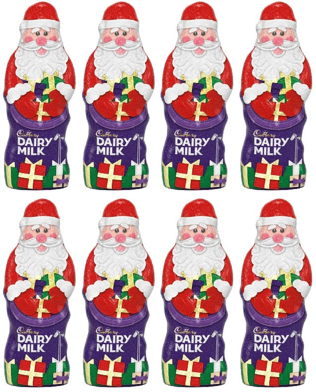 8 x Cadbury Hollow Santa - 100GM