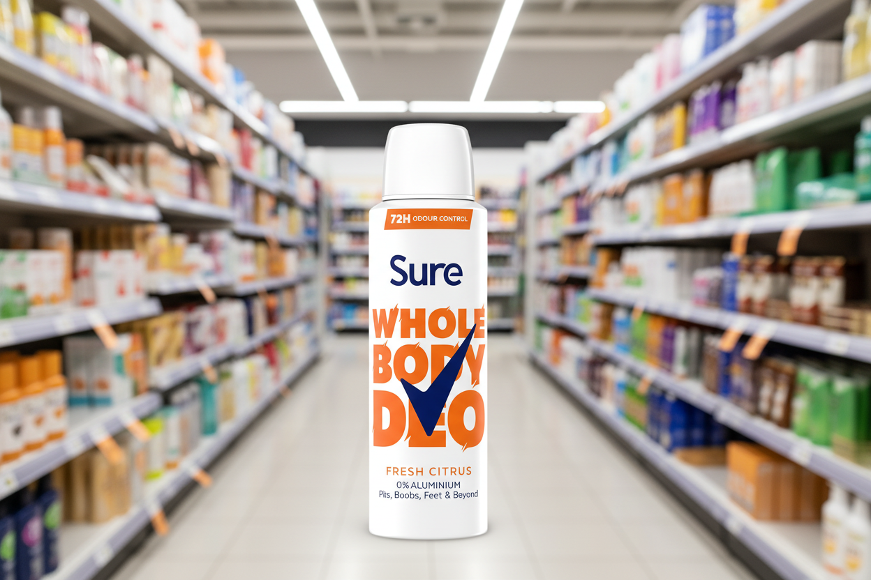 6 x Sure Women Whole Body Fresh Citrus  - 150ML