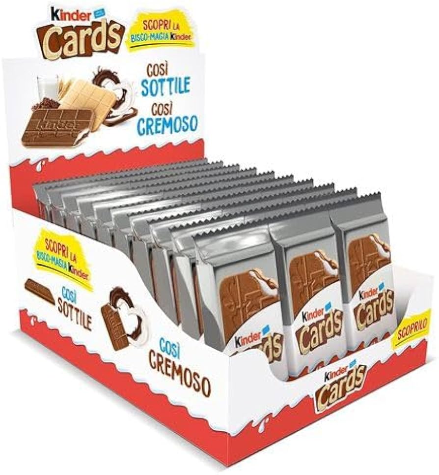 30 x Kinder 2 Cards 25.6G