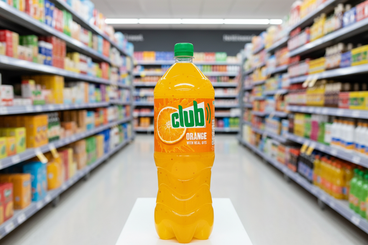 8 x Club Orange With Real Bits 1.75 Litres