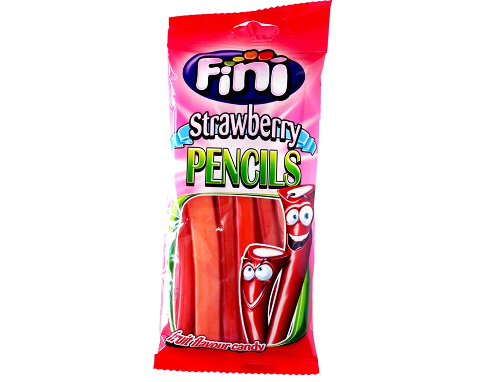 12 x Strawberry Pencils Bags