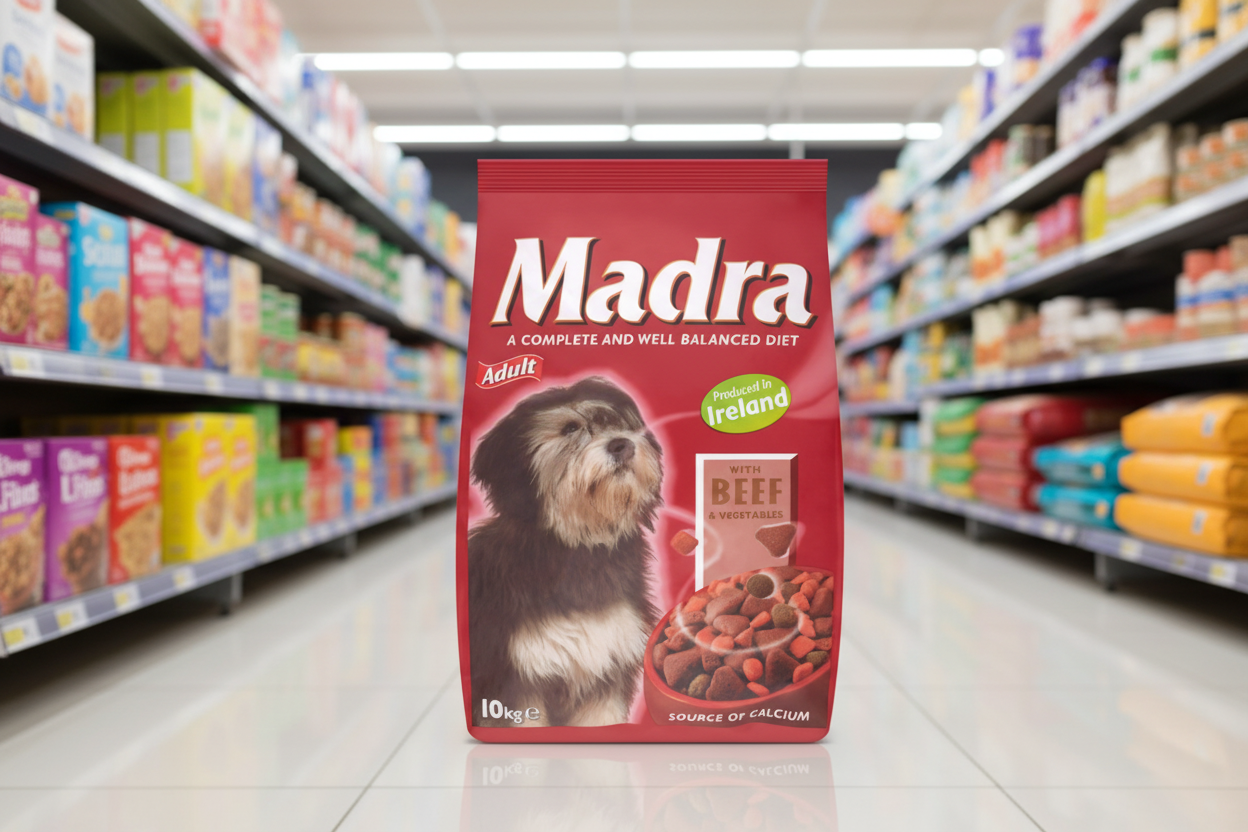 Madra Adult Dog Food With Beef & Vegetables 10Kg