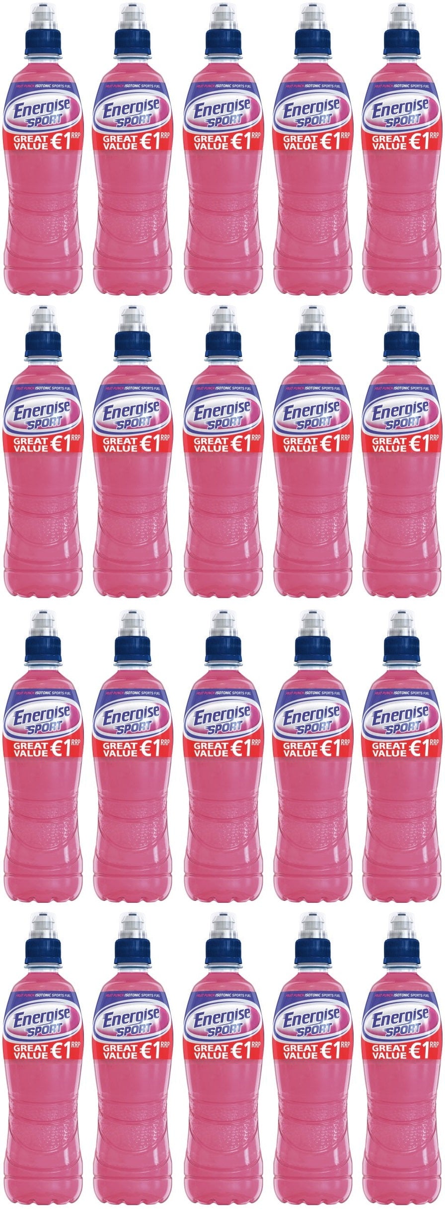 20 x Energise Sport Fruit Punch 500Ml