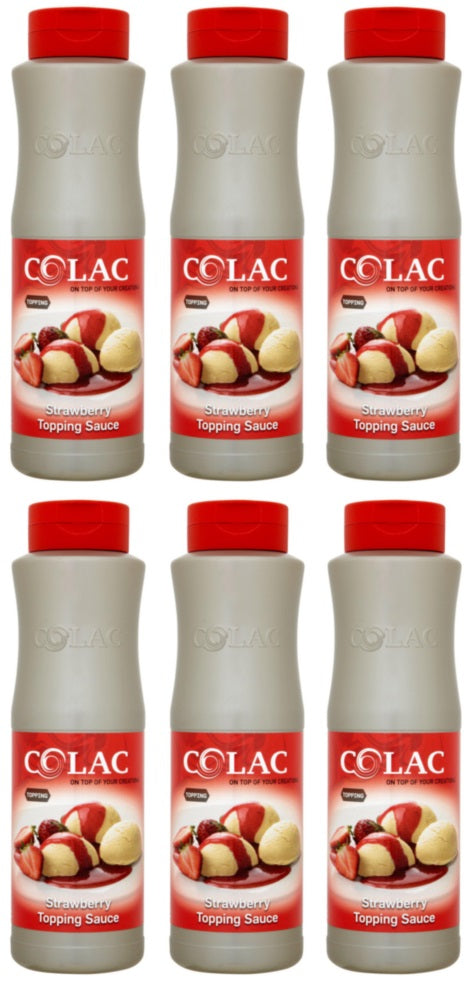 6 x Colac Strawberry Topping Sauce 1Kg