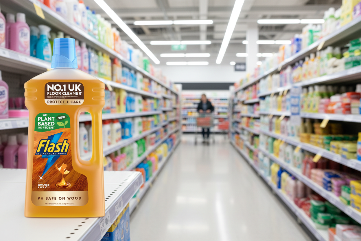 6 x Flash Liquid Wooden Floors 1 Litre