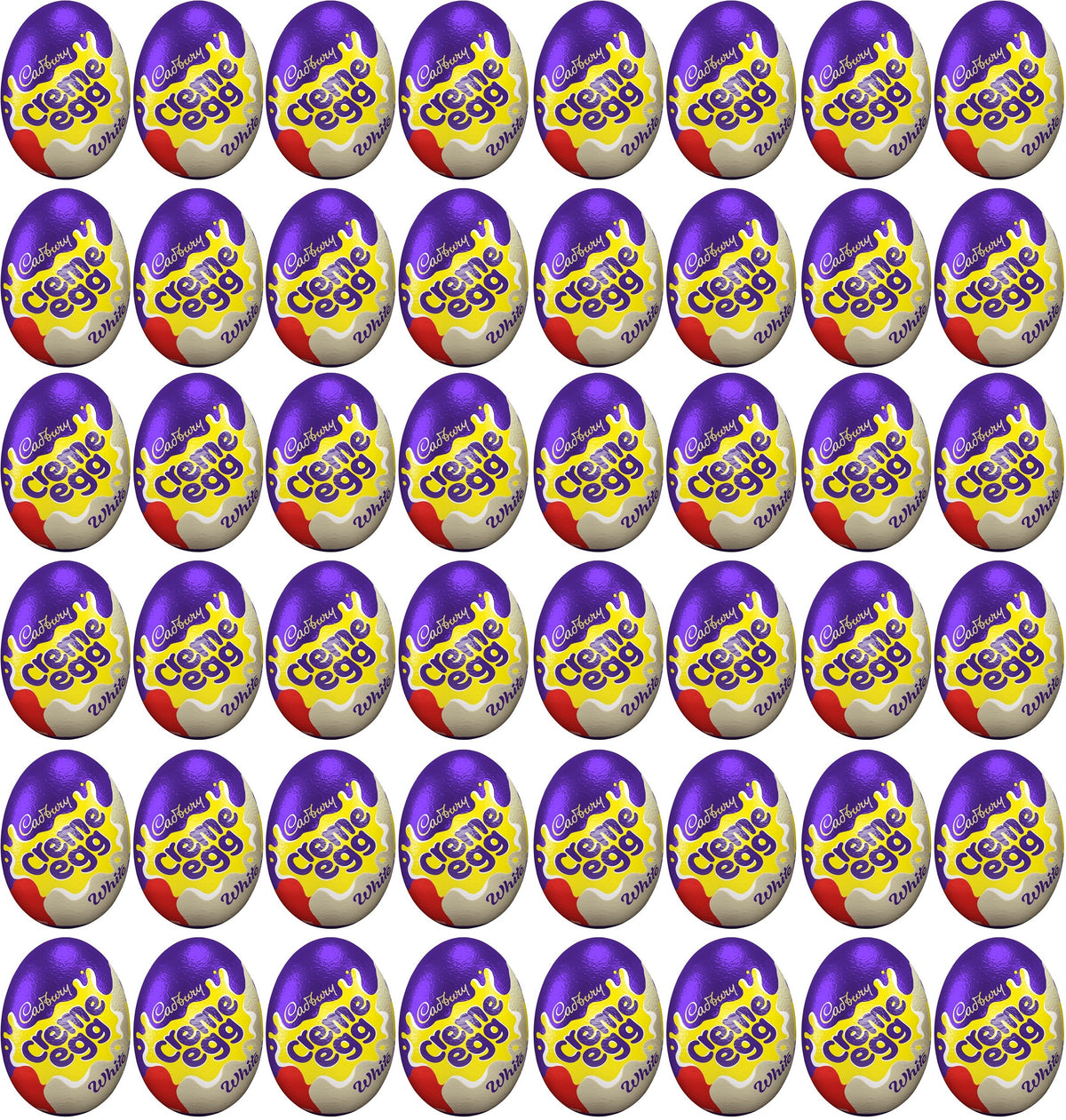 48 X Crème Egg White Singles - 40Gm